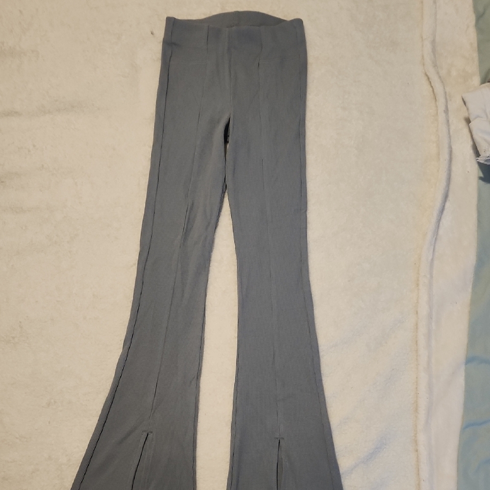Cloud Blue Flared Leggins